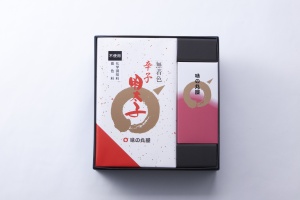 無着色辛子明太子330g、選べる瓶もの1本　【詰合せ】