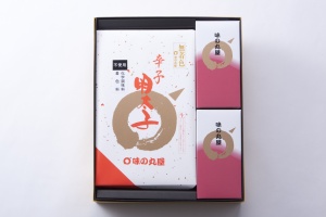 無着色辛子明太子550g、選べる瓶もの2本　【詰合せ】
