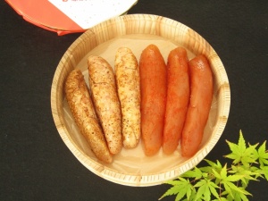 【限定商品】無着色辛子明太子　炙樽 440g (中辛・炙り)