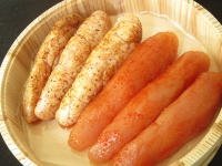 【限定商品】無着色辛子明太子　炙樽 440g (中辛・炙り)