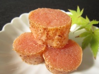 【限定商品】無着色辛子明太子　炙樽 440g (中辛・炙り)