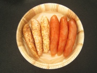 【限定商品】無着色辛子明太子　炙樽 440g (中辛・炙り)