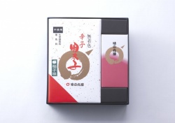 無着色辛子明太子(柚子味)330g、選べる瓶もの1本　【詰合せ】